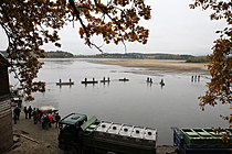 Výlov rybníka Žár 28. října 2011, Foto: Lubor Mrázek